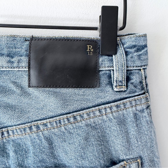 R13 Jane High Waisted Wide Leg Jeans - 27 (fits small) - Picture 12 of 17